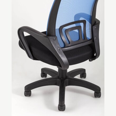 Кресло офисное TopChairs Simple синее 