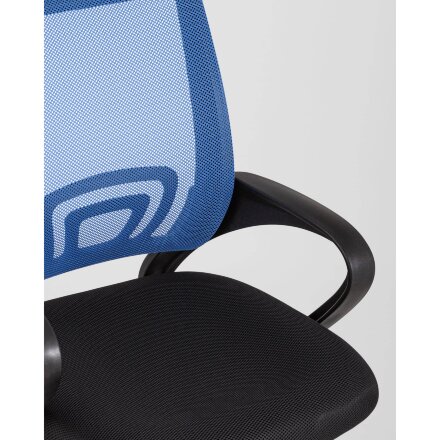 Кресло офисное TopChairs Simple синее 