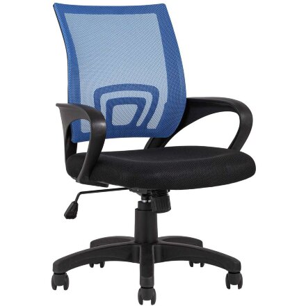 Кресло офисное TopChairs Simple синее 