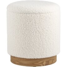 Пуф Stool Group Долли S тедди белый