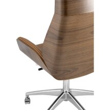 Кресло руководителя Stool Group TopChairs Crown коричневое