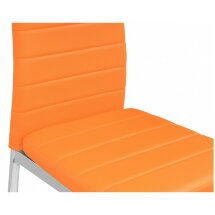 Стул на металлокаркасе на металлокаркасе DC2-001 orange