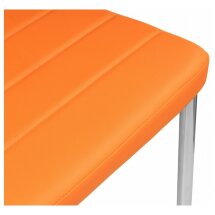 Стул на металлокаркасе на металлокаркасе DC2-001 orange