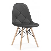 Стул деревянный Kvadro 1 gray / wood
