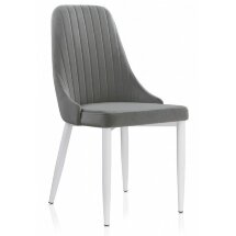 Стул на металлокаркасе Kora white / gray