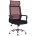Компьютерное кресло TopChairs TopChairs Style офисное красное в обивке с сеткой, регулировка по высоте и механизм качания Top 