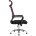 Компьютерное кресло TopChairs TopChairs Style офисное красное в обивке с сеткой, регулировка по высоте и механизм качания Top 