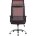 Компьютерное кресло TopChairs TopChairs Style офисное красное в обивке с сеткой, регулировка по высоте и механизм качания Top 
