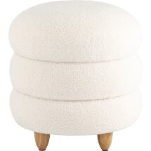 Пуф с ящиком Stool Group Винни L тедди белый