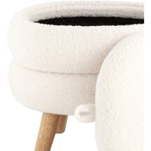 Пуф с ящиком Stool Group Винни M тедди белый