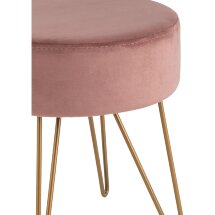 Пуф Stool Group Спейси велюр пыльно-розовый