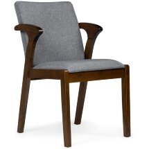 Стул деревянный Мебель Малайзии Artis cappuccino / grey