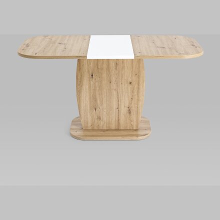 Стол обеденный Stool Group Barrel раскладной 110-145*70 дуб/белый 