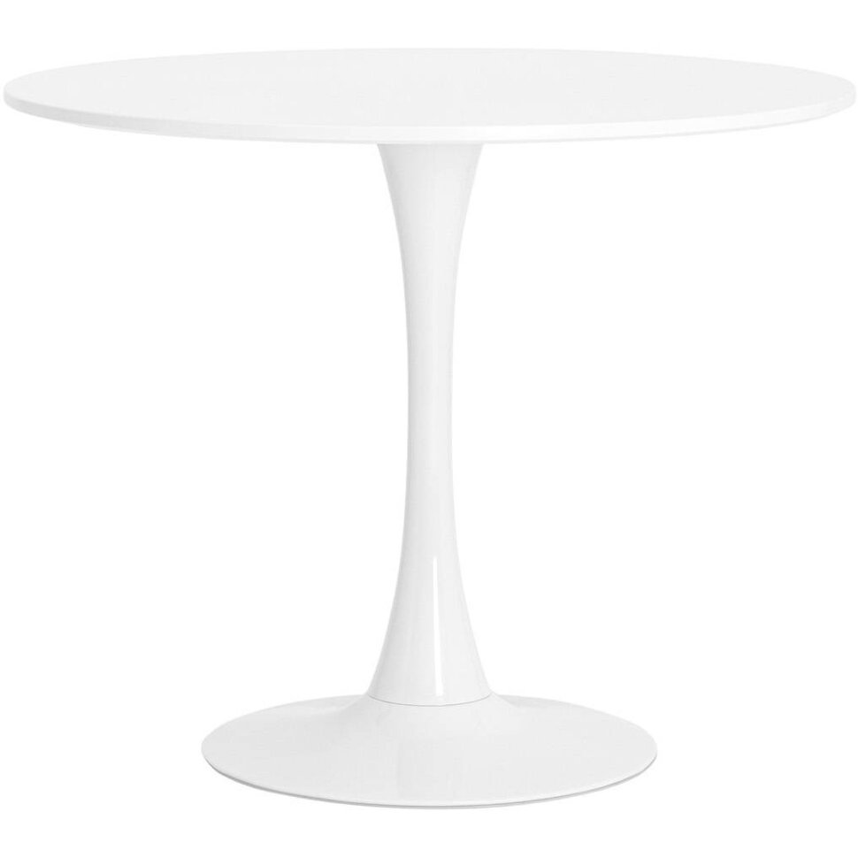 Стол обеденный Stool Group Tulip 90, белый столешница МДФ ножка металл Стол обеденный Stool Group Tulip 90, белый столешница МДФ ножка металл