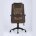 Компьютерное кресло TopChairs TopChairs Studio офисное коричневое в обивке из экокожи и текстиля с сеткой, механизм качания To 