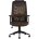 Компьютерное кресло TopChairs TopChairs Studio офисное коричневое в обивке из экокожи и текстиля с сеткой, механизм качания To 