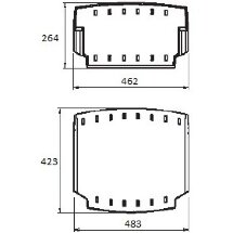 Стул пластиковый на металлокаркасе Sigma-4ПП Blu Blue Ral 5002