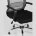 Компьютерное кресло TopChairs TopChairs Style офисное серое в обивке с сеткой, регулировка по высоте и механизм качания Top Gu 