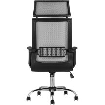 Компьютерное кресло TopChairs TopChairs Style офисное серое в обивке с сеткой, регулировка по высоте и механизм качания Top Gu