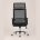 Компьютерное кресло TopChairs TopChairs Style офисное черное в обивке с сеткой, регулировка по высоте и механизм качания Top G 