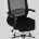 Компьютерное кресло TopChairs TopChairs Style офисное черное в обивке с сеткой, регулировка по высоте и механизм качания Top G 