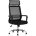 Компьютерное кресло TopChairs TopChairs Style офисное черное в обивке с сеткой, регулировка по высоте и механизм качания Top G 