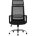 Компьютерное кресло TopChairs TopChairs Style офисное черное в обивке с сеткой, регулировка по высоте и механизм качания Top G 