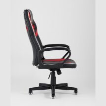 Кресло игровое TopChairs Racer Lighti черное с красным