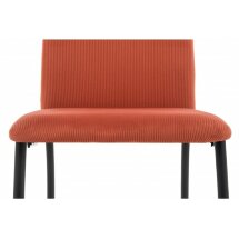 Стул на металлокаркасе Tod red / black