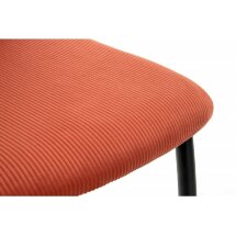 Стул на металлокаркасе Tod red / black