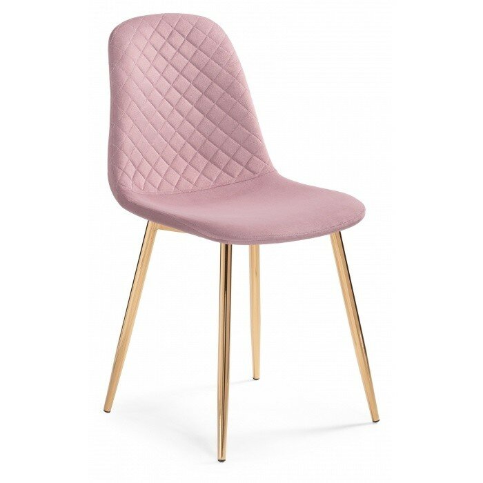 Стул на металлокаркасе Dabl light purple/ gold Стул на металлокаркасе Dabl light purple/ gold