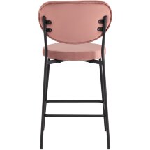 Cтул полубарный Stool Group Барбара NEW велюр пыльно-розовый