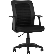Компьютерное кресло Stool Group TopChairs Blocks офисное черное обивка с удобной сеткой, механизм регулировки по высоте