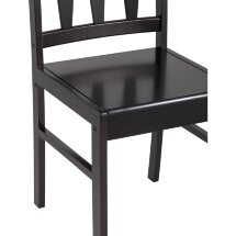 Обеденная группа Stool Group INGRID из стола и четырех стульев деревянные, ножки стола и каркас стульев из массива гевеи