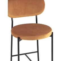 Cтул полубарный Stool Group Барбара NEW велюр терракотовый