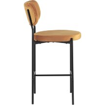 Cтул полубарный Stool Group Барбара NEW велюр терракотовый