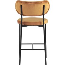 Cтул полубарный Stool Group Барбара NEW велюр терракотовый
