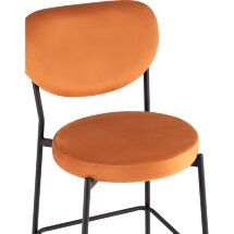 Cтул полубарный Stool Group Барбара NEW велюр терракотовый