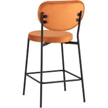 Cтул полубарный Stool Group Барбара NEW велюр терракотовый