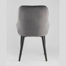Стул Stool Group Диана серый, обивка мебельный велюр