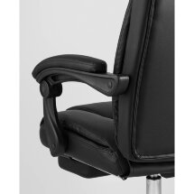 Компьютерное кресло TopChairs TopChairs Royal офисное черное в обивке из экокожи, механизм качания и регулировки по высоте &quot;Му