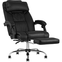 Компьютерное кресло TopChairs TopChairs Royal офисное черное в обивке из экокожи, механизм качания и регулировки по высоте &quot;Му