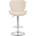 Барный стул Porch beige / chrome 