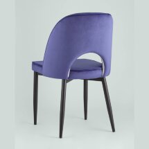 Стул Stool Group Молли королевский синий, обивка мебельный велюр