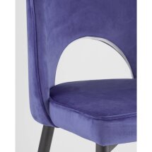 Стул Stool Group Молли королевский синий, обивка мебельный велюр