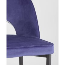 Стул Stool Group Молли королевский синий, обивка мебельный велюр