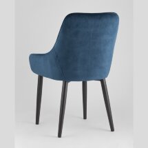 Стул Stool Group Диана велюр сине-зеленый, обивка мебельный велюр