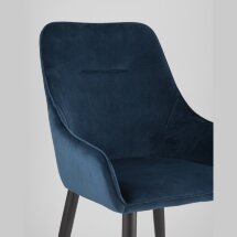 Стул Stool Group Диана велюр сине-зеленый, обивка мебельный велюр