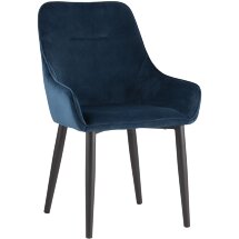 Стул Stool Group Диана велюр сине-зеленый, обивка мебельный велюр