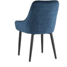 Стул Stool Group Диана велюр сине-зеленый, обивка мебельный велюр